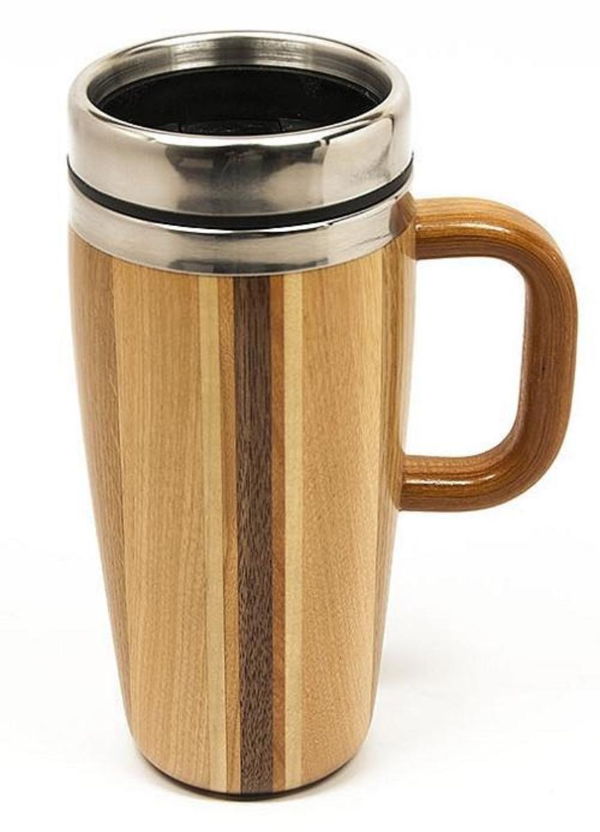 Wooden Travel Mugs by Dickinson Woodworking