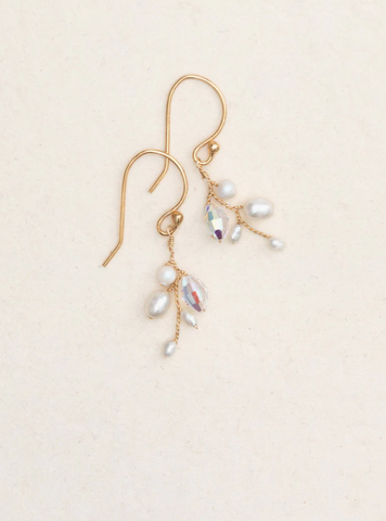 Holly Yashi - Earrings - Florentina (White) #1077