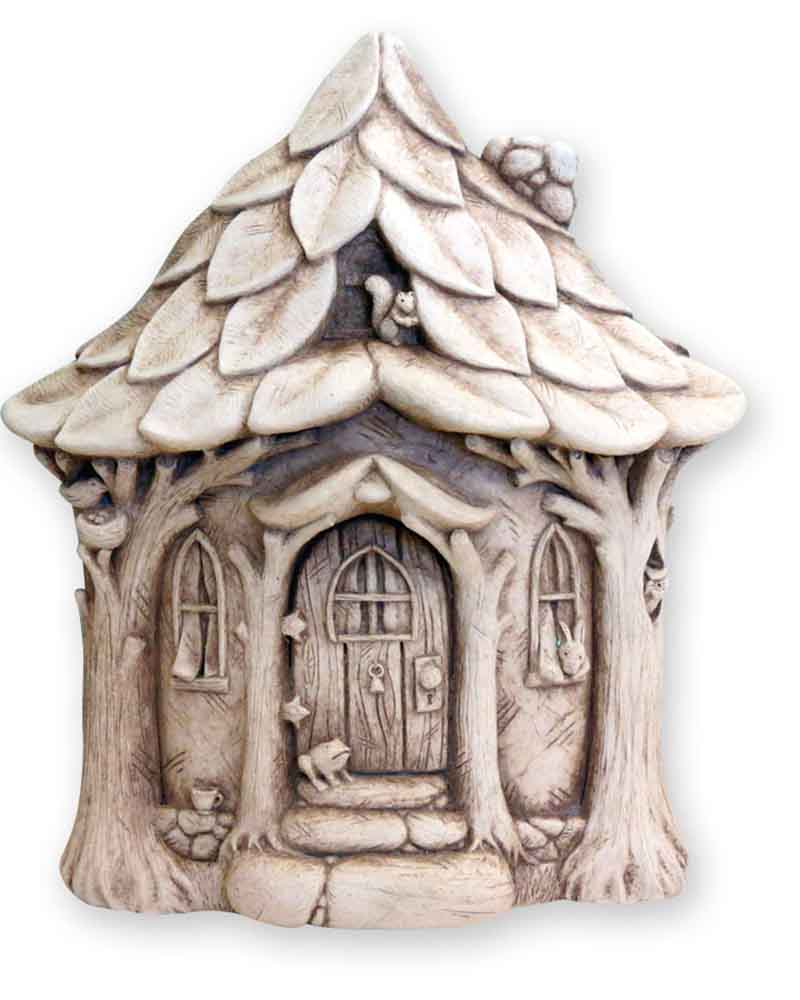 Carruth Studio - Cast Stone Sculpture - 'Critter Cottage' #1244A