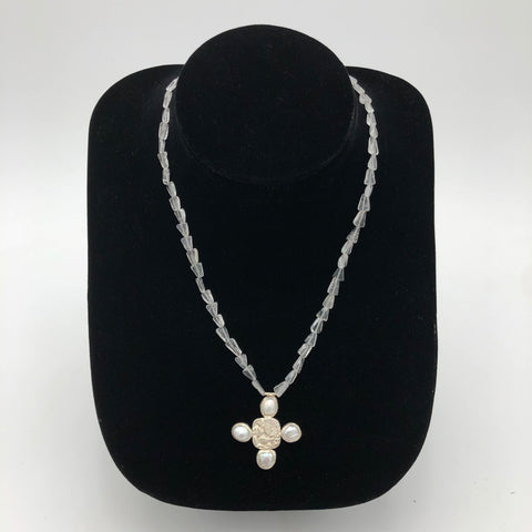 Ekaterina Korzh - Necklace - 'Babushka' Silver Cross