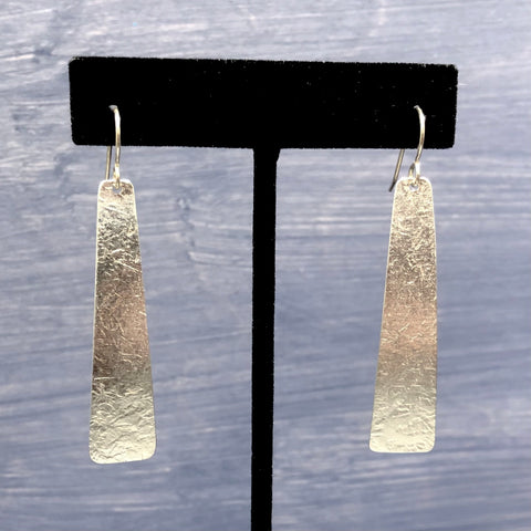 Nichole Collins - Earrings - Textured Long Trapezoid #C812