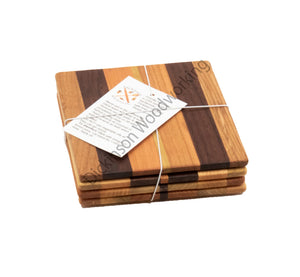 Dickinson Woodworking - Set of 4 Coasters #808