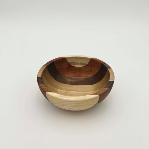 Dickinson Woodworking - Multiwood Bowl - Small 6" #840