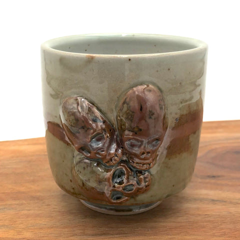 Ed Noonen - Capuccino Mug (Athree Skulls) #21