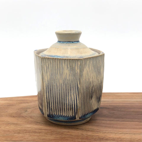 Ed Noonen - 3"x 5" Faceted Rutile Spice Jar #39