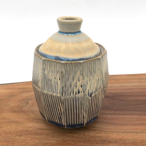 Ed Noonen - 3"x 5" Faceted Rutile Spice Jar #42