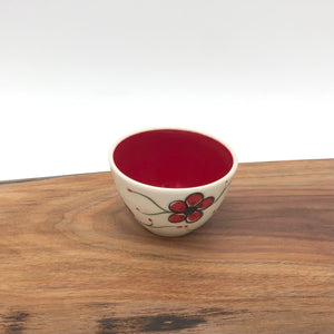 Egitto - Snack Bowl - Plum Blossoms (Red) - 31