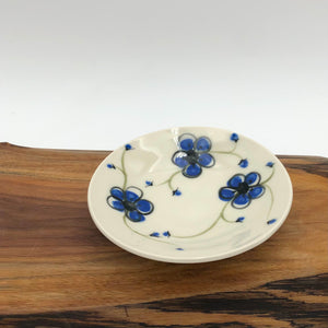 Egitto - Dessert Dish - Plum Blossoms (Blue) - 42