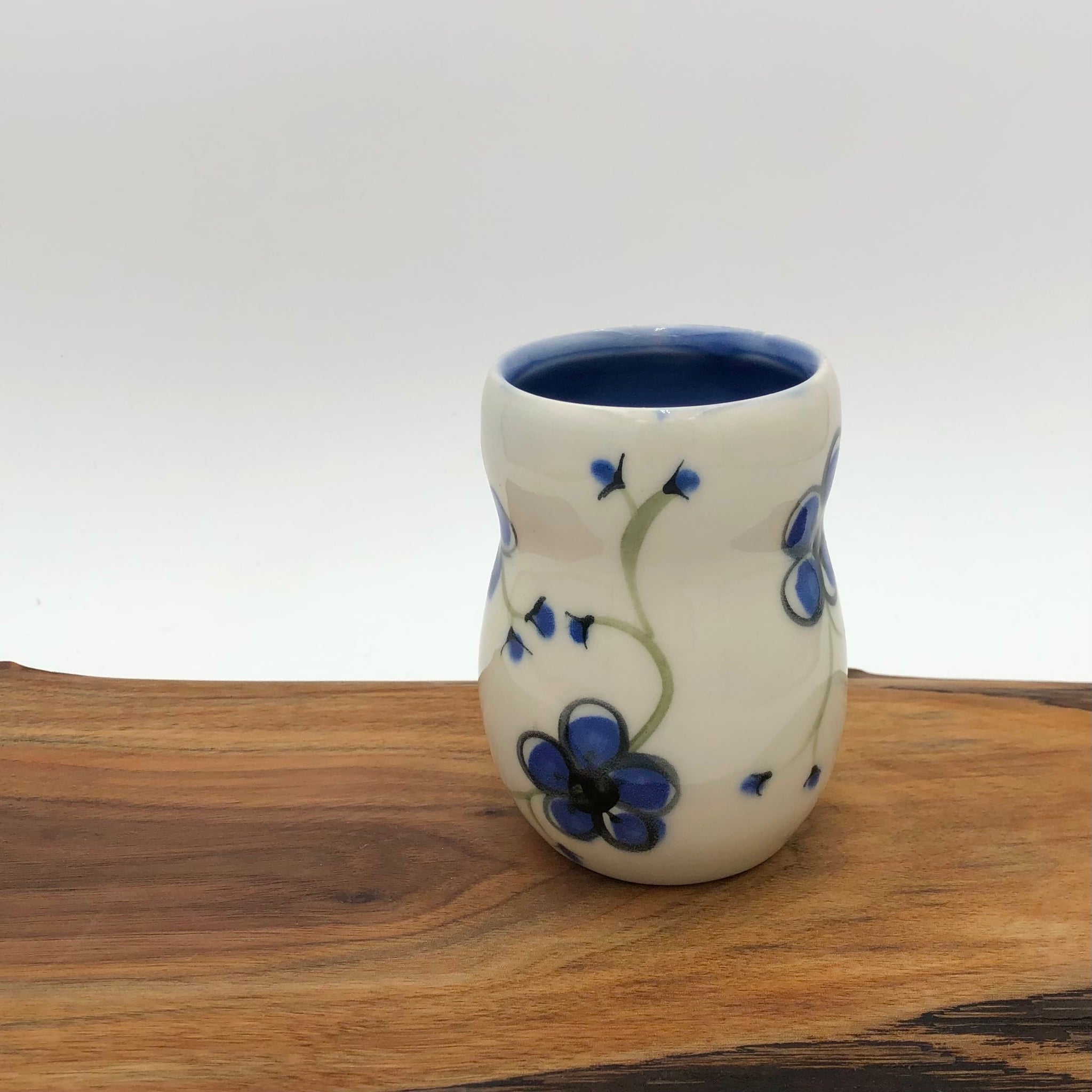 Egitto - Curvy Cup - Plum Blossoms (Blue) - 36