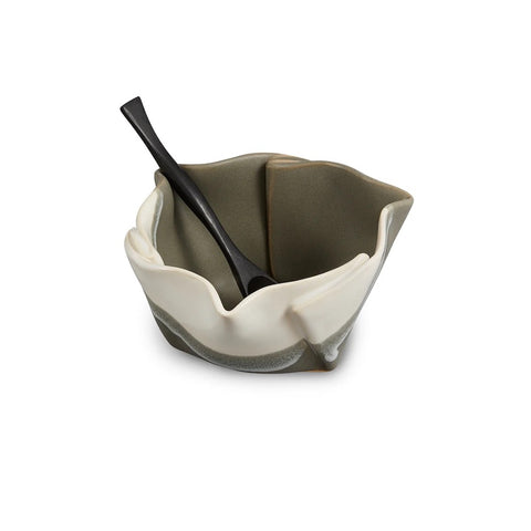 Hilborn Pottery - Multipurpose Dish (Grey & White)