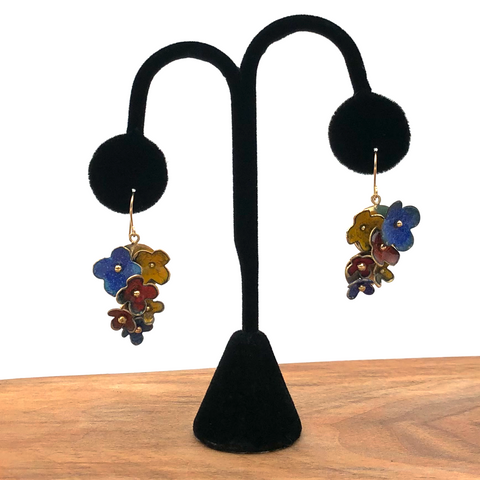 Jenny Walker Jewelry - Earrings - Large Primary Flower Cluster (Assorted Designs)