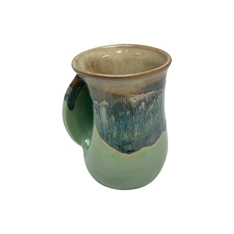 Clay in Motion - Handwarmer Mug - Left Handed (Mountain Meadow) #20MM