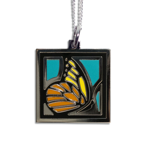 Motawi Tileworks - Necklace - Butterfly Pendant (Turquoise) #N19