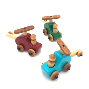 Rarebirds - Wooden Toys - Helicopter (Assorted Designs)