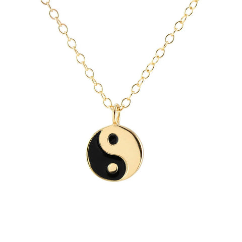 Kris Nations - Necklace - Enamel Charm (Yin & Yang)