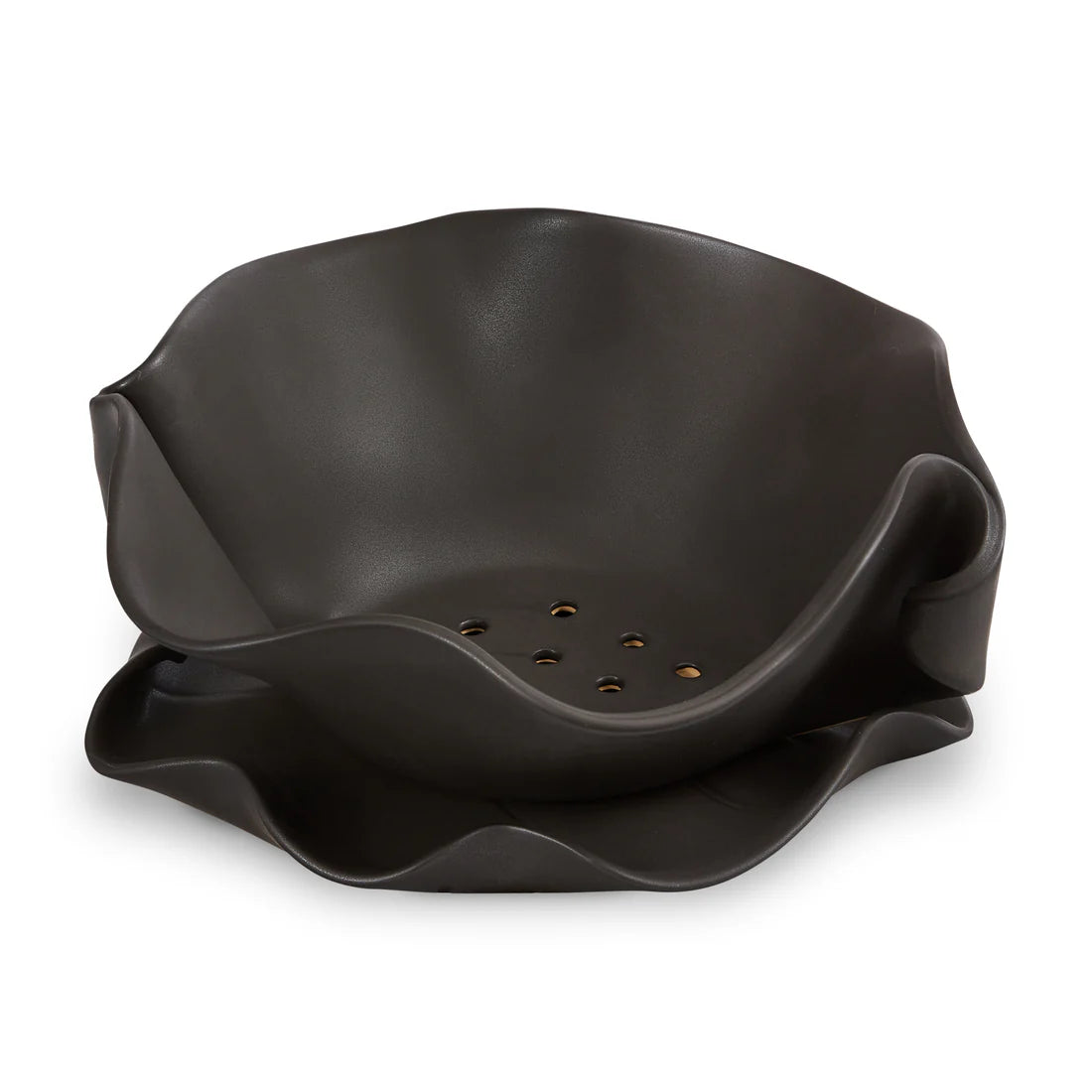 Hilborn Pottery - 2 Piece Berry Bowl (Ebony)