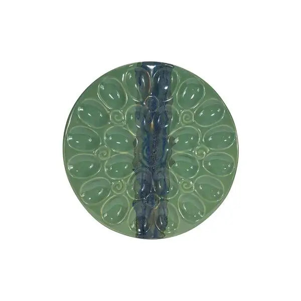 Clay in Motion - Ceramic Deviled Egg Tray (Misty Green)