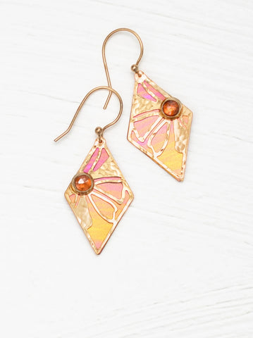 Holly Yashi - Earrings - 'Drew' (Sunset)