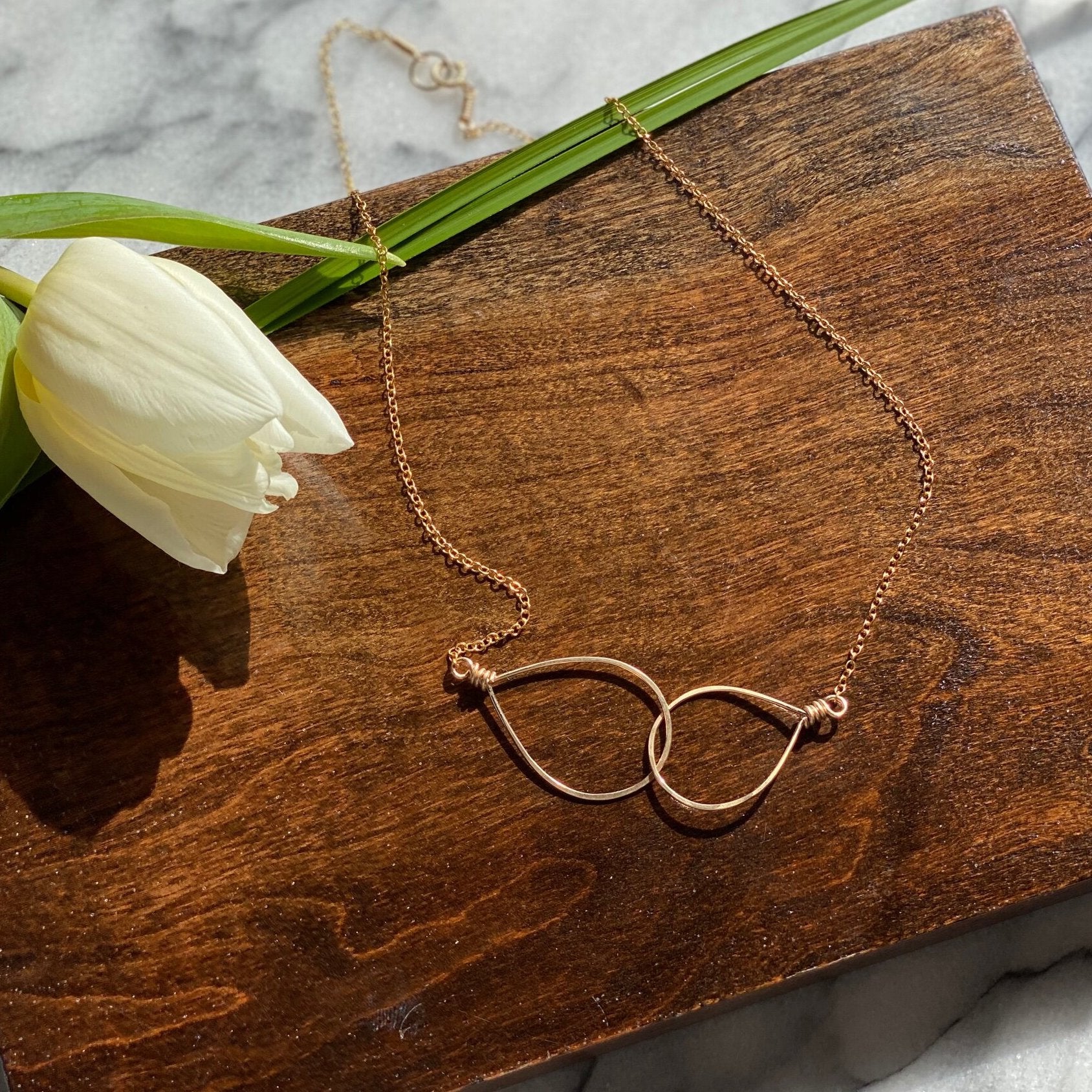 Finding Felicity - Necklace - Infinite Possibilities - Rose Gold Fill