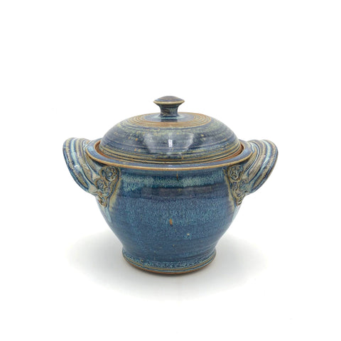 Coburn -   Small Lidded Casserole #1 - Bean Pot (Light Blue)