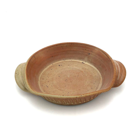 Coburn - Open Casserole - Large (Fluted Tan)