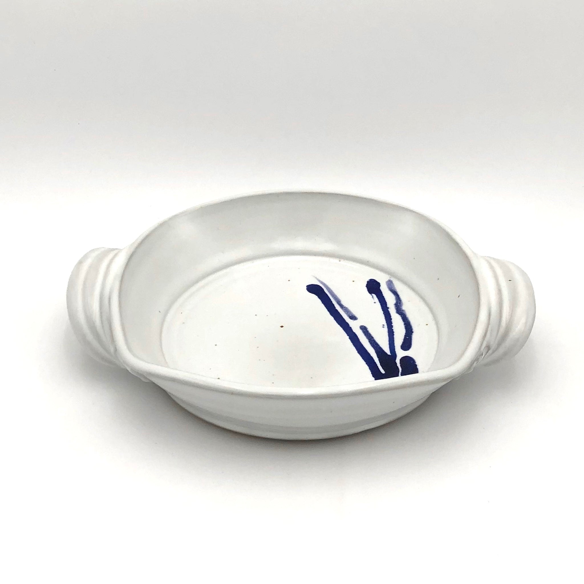 Coburn - Open Casserole - Large (White with Splash)