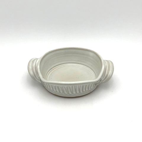 Coburn - Open Casserole - Small (Fluted White)