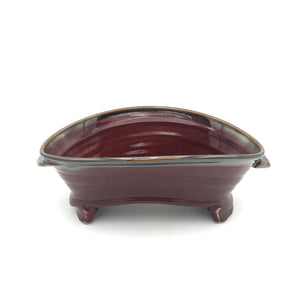 Smith - Oval Serving Bowl - Medium (Red/Black)