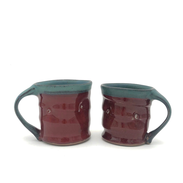 Smith - Dented Mug - Small (Red/Blue)