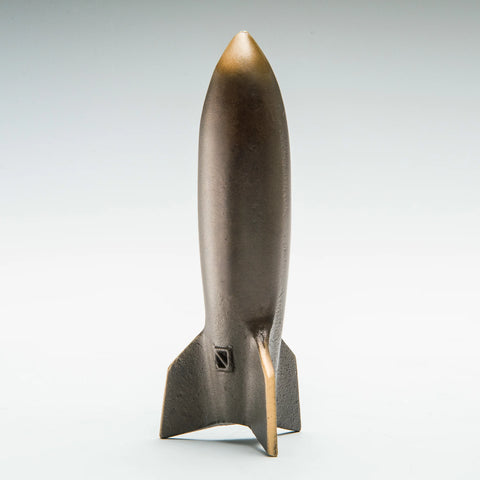 Nelles Studios - Cast Bronze Sculpture - Small Bronze Rocket #821