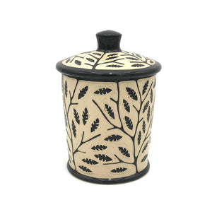 Jennifer Falter - Small Lidded Jar (Branches)