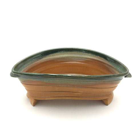 Smith - Oval Serving Bowl - Large (Yellow/Green)