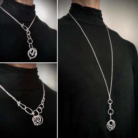 Nichole Collins - Necklace - Circle Lariat #C805